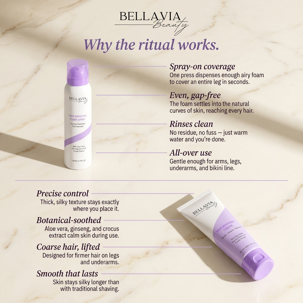 The Smooth Ritual — Hair Removal Cream & Foam Set